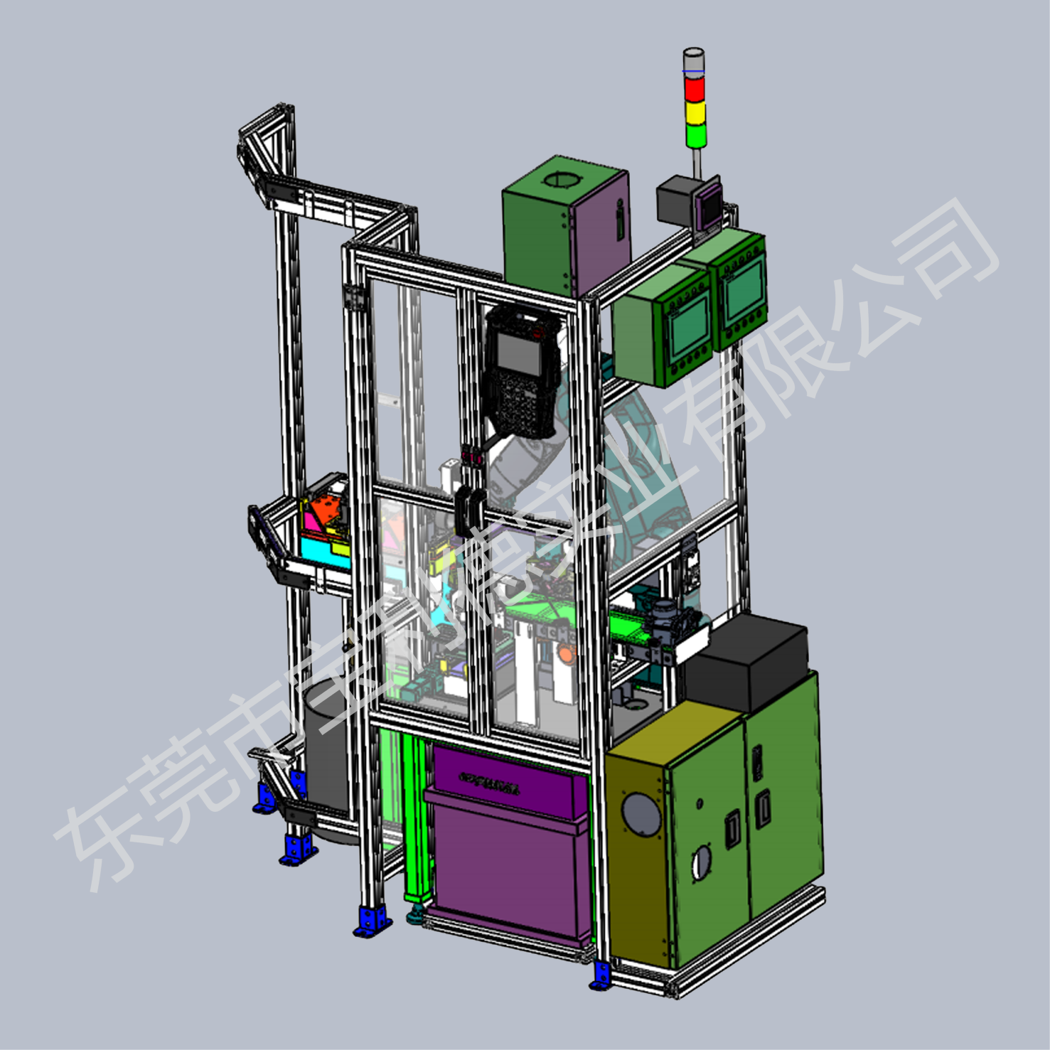 ETB1线转轴及异物去除自动化
